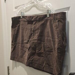GAP Womens Corduroy Mini Skirt